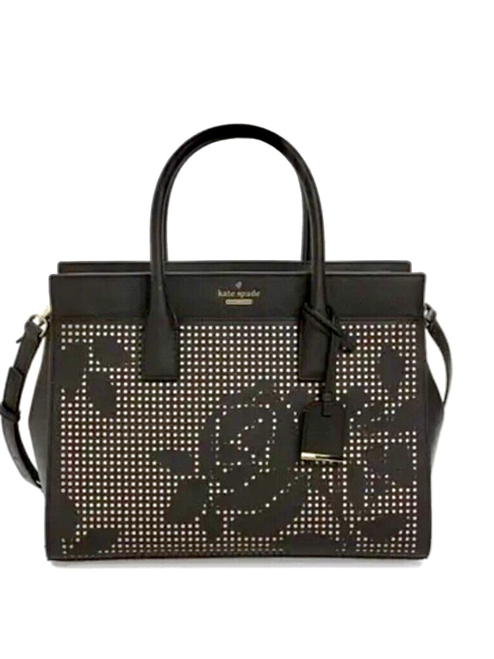 Kate Spade New York Cameron Street Perforated Rose Candace Satchel